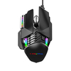 Y-FRUITFUL M7 Souris Gaming Filaire Ergonomique RVB Rétroéclairé Mécanique Esthétique Souris 6 Boutons 12800DPI LED Refr