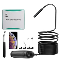 Y12 5M Câble semi-rigide HD1200P Wifi caméra dinspection Borescope 2.0MP sans fil Borescope USB avec boîte de carto