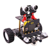 Yahboom Microbit Smart Robot Car Micro:bit V2 Board Make Code Programming STEM Education Kids Learning Coding DIY Electr