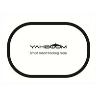 Yahboom Tracking Map Smart Car Tracking Track Patrol Tracking Track Carte de ligne infrarouge noir et blanc