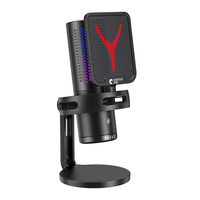 Yanmai GM7 Wired Condenser Microphone Computer Microphone RGB Light Intelligent Noise Cancelling USB Wired Condenser Mic