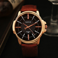 YAZOLE 358 Mode Hommes Quartz Montre Montre à Montre Romantique de Prestige