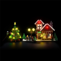 YEABRICKS bricolage LED Kit déclairage pour Lego 10249 noël magasin de jouets blocs de construction accessoires d&