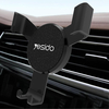 yesido capteur de gravité voiture évent support de téléphone support de montage en alliage daluminium pour iPhone X