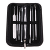YFM® 8Pcs Point Noir Remover Pimple acier inoxydable acné aiguille Kit