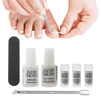 YFM® Ingrown Toenails Pince à lisser courbée Paronychia Correction Tool Set Pince à lime à ongles