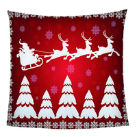 YIHAN 3D impression couverture noël canapé-lit canapé Soft couverture polaire jeter 40x50 "chaud