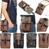 YINENGXIN Bussiness PU En Cuir Mobile Téléphone De Stockage Pack Taille Sac Messenger Sac pour iPhone SE Téléphone Mobil