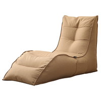 YISHE Lazy Bean Bag Housse de canapé Support dorsal Chaise longue de loisirs Canapé sans remplissage