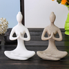 Yoga Dame Ornement Figurine Maison Intérieur Extérieur Jardin Décorations Bouddhisme Statue Creative Cadeau