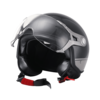 Youpin noir casque de vélo électrique casques de moto visières ouvertes hommes femmes Scooter dété moto Moto casque