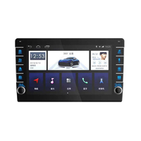 YUEHOO 10.1 pouce 2D pour Android 8.0 Autoradio Radio Quad Core 1 + 16G IPS Écran Tactile Lecteur MP5 GPS WIFI FM