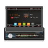 YUEHOO 7 pouces 1 DIN Android 10.0 autoradio lecteur DVD multimédia écran tactile rétractable stéréo 4 cœurs 4 + 32G WIF