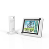 YUIHome WP6950 433 MHz Écran tactile extérieur intérieur Station météo sans fil Couleur LCD HTN Affichage IPX4 Hygromètr