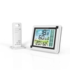YUIHome WP6950 433 MHz Écran tactile extérieur intérieur Station météo sans fil Couleur LCD HTN Affichage IPX4 Hygromètr