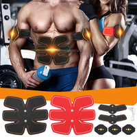Yunai Unisexe Abdominal Tonifiant Bras Stimulateur Musculaire Ceinture EMS Formation Corps Exercice Entraîneur Toner ABS