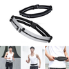 YUNMAI Sac de taille étanche Double poches Sac de sport réfléchissant Pochette de ceinture pour casque