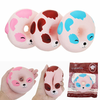 YunXin Squishy Chiot Donut 10cm parfumée Soft Lente Rising Avec Emballage Collection Cadeau Jouet