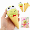 YunXin Squishy Ice Cream Cone Cartoon Frog Pudding Puppy Cute Collection Décoration cadeau Jouet doux