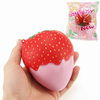 YunXin Squishy Strawberry With Jam Jumbo 10cm Soft Slow Rising Avec emballage Collection Gift Decor