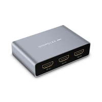 YUNZUO HD adaptateur de commutateur bidirectionnel 2 en 1 sortie HD distributeur 1 en 2 sortie 4K60Hz convertisseur de c