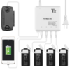 YX 6-en-1 Multi Charging Hub Intelligent Batterie Chargeur de téléphone à télécommande pour DJI Mavic MINI RC Drone Quad