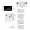 YX 6-in-1 Multi Charging Hub Intelligent Battery Remote Control Phone Multi-charge 6-way Charger for FIMI X8SE RC Drone