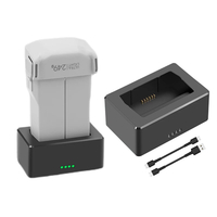YX USB Charging Hub Dual Batterie Chargeur Déchargeur Gouvernante Station dalimentation pour DJI Mini 3 PRO RC Dron