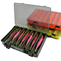 ZABLURE 10/14 Grille Fish Lure Box Double Face Plastique Fishing Bait Case Tackle Storage Box