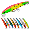 ZANLURE 10 Pcs 95mm 8.5g Fishing Lure Set Mini Fishing Hard Bait Minnow Floating Swing Crankbait Crazy Wobblers Crank Lu