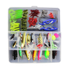 ZANLURE 101 Pcs Pêche Au Leurre Spinners Plugs Cuillères Soft Bait Pike Trout Saumon + Coffret