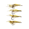 ZANLURE Pêche aux crevettes 4cm Soft Leurre aux crevettes Crochet pour lutter contre les leurres