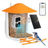 ZANLURE Smart Bird Feeder with CameraSolar Panel Wireless AI Bird Identificatio Auto Record Christmas Gift