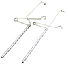 ZANLURE 01 10.5 cm / 12.5 cm En Acier Inoxydable Mouche Montage Fouet Finisseur Outil De Pêche