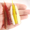 ZANLURE 10Pcs / Set 6cm 1.4g Silicone Soft appâts de pêche à la pêche artificiels Pesca Spiral Bass leurre de pêche