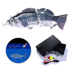 ZANLURE 14cm 53g leurres électriques de pêche leurres rechargeables USB multi appâts de nage leurres durs matériel de pê