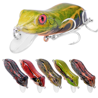 ZANLURE 1pc 4cm 9.5g Crayon Popper Pêche Leurre Crankbait Wobblers Grenouille En Plastique Appâts Artificiels