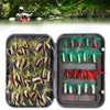 ZANLURE 20 pièces leurres de pêche crochet à mouche en métal portable utilisé pour le matériel de pêche en plein air d&