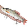 ZANLURE 4 Segments Dur Crankbaits Leurre Grande Pêche En Mer Immergé S Appât De Position De Natation 25.5CM 135G