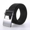 ZANLURE Ceinture tactique en toile ajustable avec ceinture,  ceinture de loisirs avec boucle en alliage de zinc
