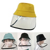 ZANLURE Enfants Anti-Brouillard Salive Anti-Poussière De Protection Pêcheur Seau Chapeau Transparent Masque De Protectio