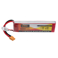 ZOP Power 7.4V 5000mAh 80C 2S LiPo Batterie Prise XT60 pour RC Racing Drone