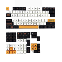 ZUOYA 126 touches guerre virtuelle Ensemble Keycap XDA profil PBT Sublimation Keycap personnalisé pour bricolage clavier