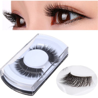 1 Pair Thick Long Eye Lashes Mink Hair False Eyelashes Extension Make Up