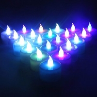 1 Pcs Led Lights Candles Flameless Tea Candle Lamp Light Electronic Candle Party Home Wedding Decor
