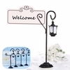1 Pcs Metal Streetlight Pattern Wedding Place Name Card Holder Party Gift Accessories
