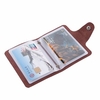 10 Card Slots PU Leather Card Holder Mini Portable Card Purse For Women Men