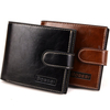 10 Card Slots PU Leather Wallet Short Card Holder Coin Bag For Men