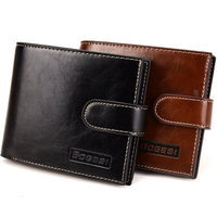 10 Card Slots PU Leather Wallet Short Card Holder Coin Bag For Men