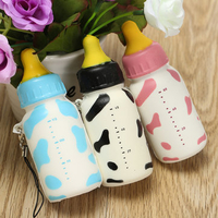 10 CM Squishy Toys Rising Back Soft Milk Bottle Cell Phone Hanging Straps Decor